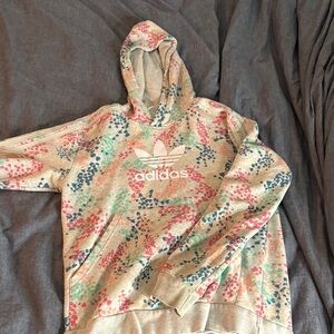 Adidas floral hoodie